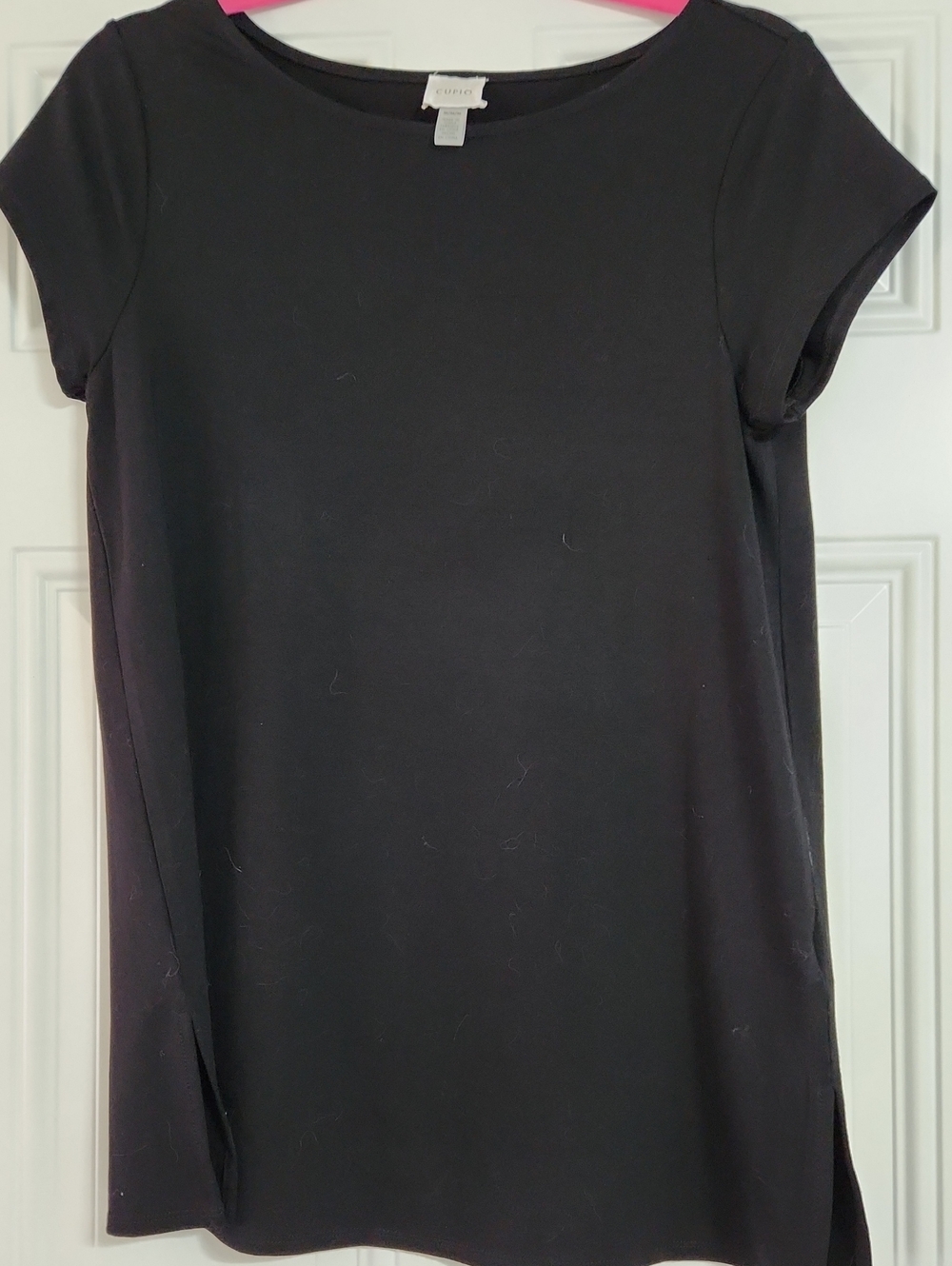 Cupio Black Short Sleeve Tunic